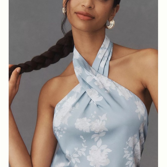 ANTHROPologie gown. Size 10. Worn once and dry cleaned ! - Picture 3 of 5